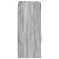 vidaXL Πλαϊνό γραφείο Γκρι Sonoma 98,5 x 33 x 80 εκ Επεξεργασμένο Ξύλο