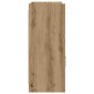 vidaXL Πλαϊνό γραφείο Artisan Δρυς 98,5 x 33 x 80 εκ