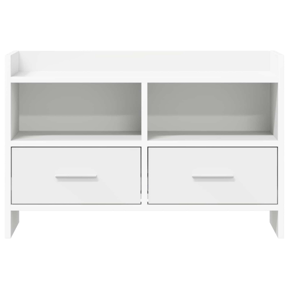 vidaXL Ντουλάπι TV 71,5 x 33 x 47 εκ. Λευκό Επεξεργασμένο Ξύλο