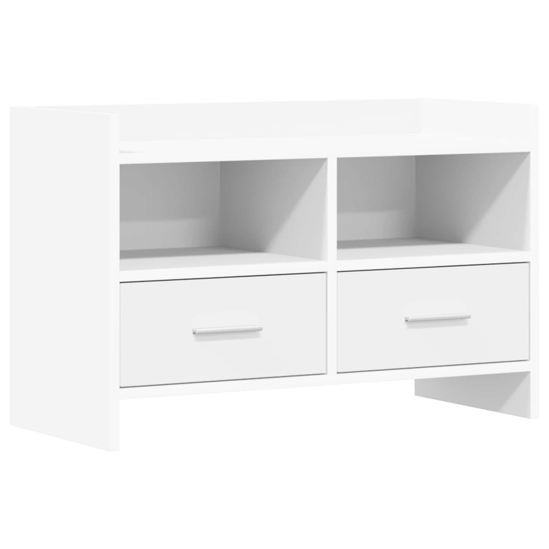 vidaXL Ντουλάπι TV 71,5 x 33 x 47 εκ. Λευκό Επεξεργασμένο Ξύλο