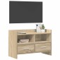 vidaXL Ντουλάπι TV 71,5 x 33 x 47 εκ. Sonoma Δρυς Επεξεργασμένο Ξύλο