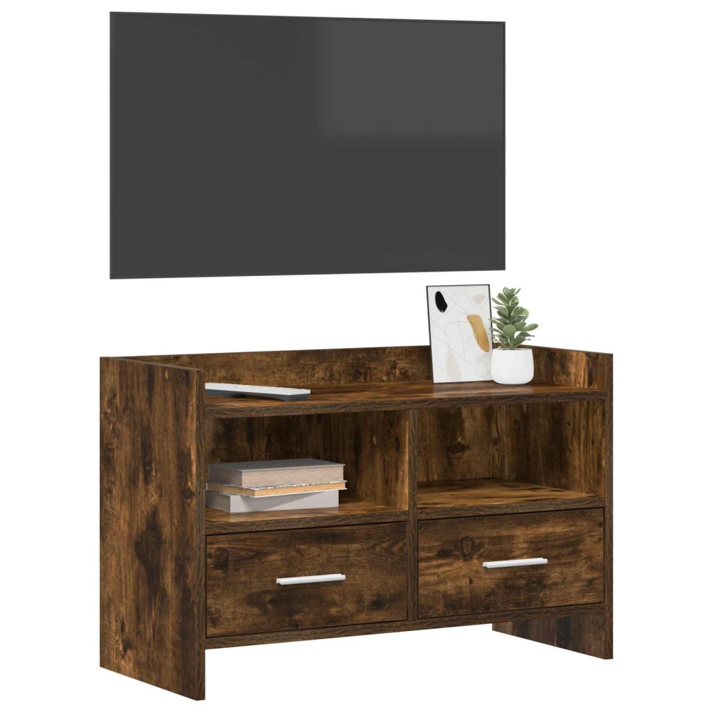 vidaXL Ντουλάπι TV 71,5 x 33 x 47 εκ. Καπνισμένο Ξύλο Δρυός