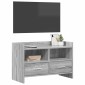 vidaXL Ντουλάπι TV 71,5 x 33 x 47 εκ. Γκρι Sonoma Επεξεργασμένο Ξύλο