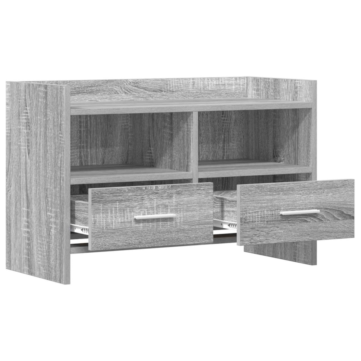 vidaXL Ντουλάπι TV 71,5 x 33 x 47 εκ. Γκρι Sonoma Επεξεργασμένο Ξύλο