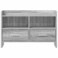 vidaXL Ντουλάπι TV 71,5 x 33 x 47 εκ. Γκρι Sonoma Επεξεργασμένο Ξύλο