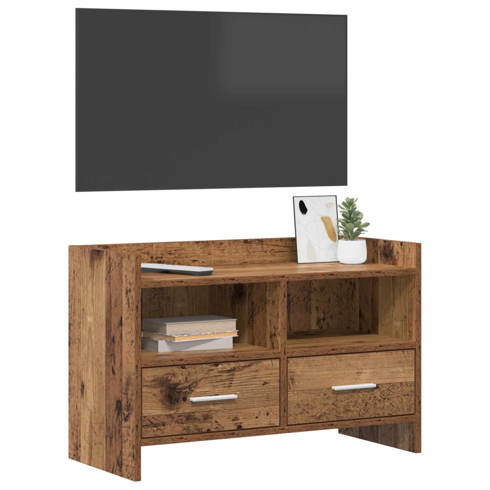 vidaXL Ντουλάπι TV 71,5 x 33 x 47 εκ. Παλαιωμένο ξύλο