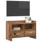vidaXL Ντουλάπι TV 71,5 x 33 x 47 εκ. Παλαιωμένο ξύλο