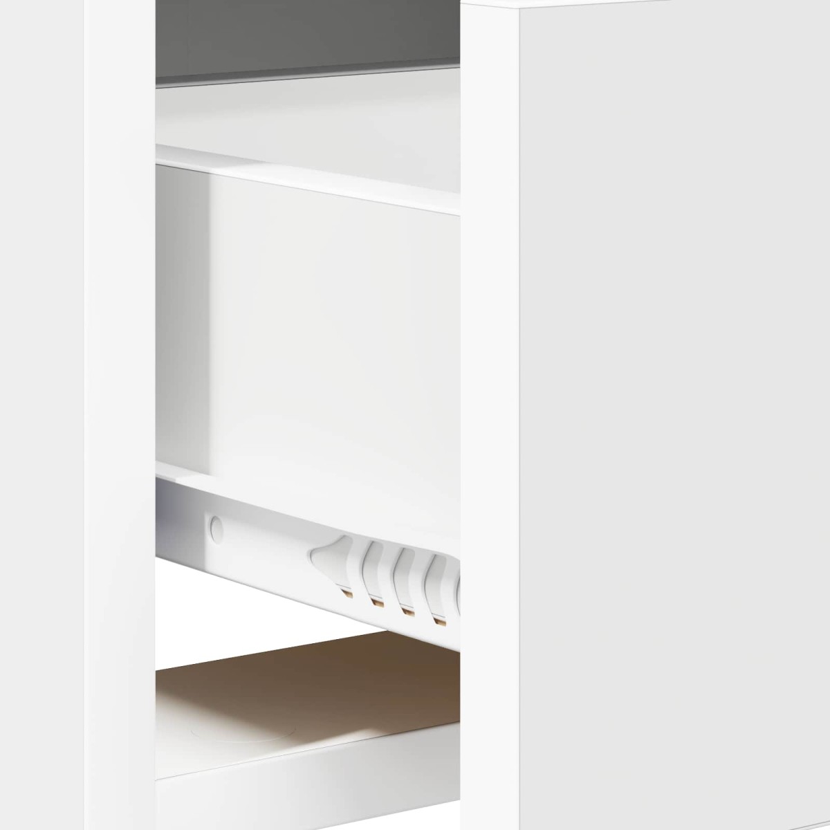 vidaXL Ντουλάπι TV 100 x 33 x 47 εκ Λευκό Επεξεργασμένο Ξύλο