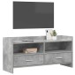vidaXL Ντουλάπι TV 100 x 33 x 47 εκ Γκρι Σκυροδέματος