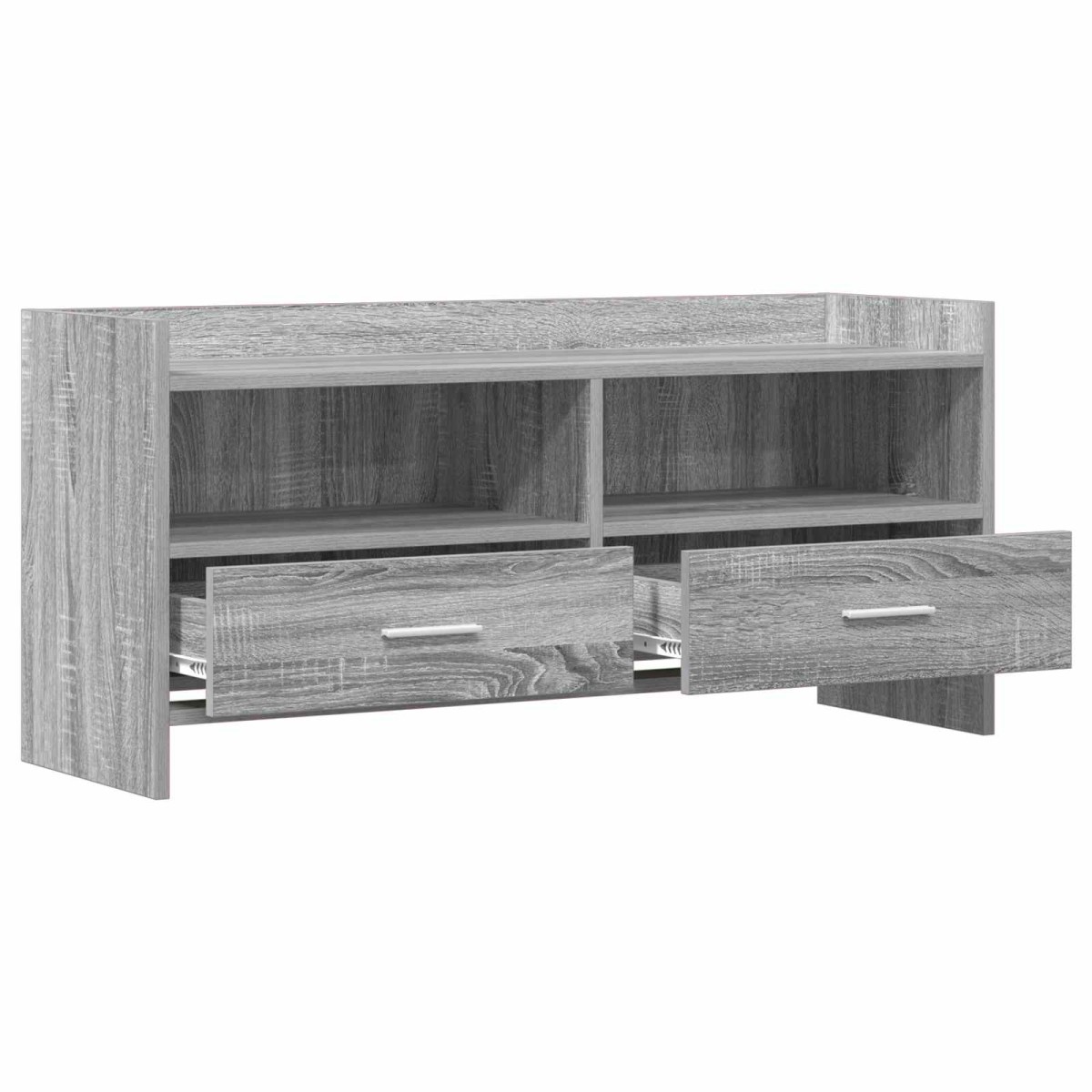 vidaXL Ντουλάπι TV 100 x 33 x 47 εκ Γκρι Sonoma Επεξεργασμένο Ξύλο