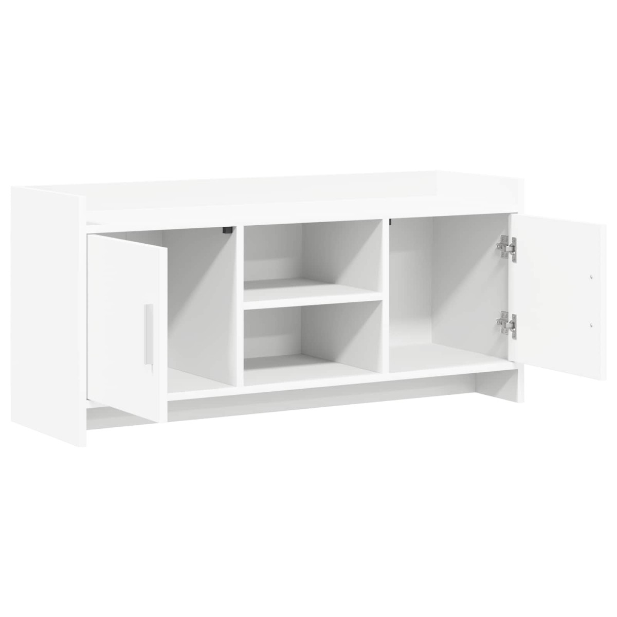 vidaXL Ντουλάπι TV 102 x 33 x 47 εκ Λευκό Επεξεργασμένο Ξύλο