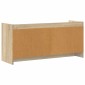 vidaXL Ντουλάπι TV 102 x 33 x 47 εκ Sonoma Δρυς Επεξεργασμένο Ξύλο