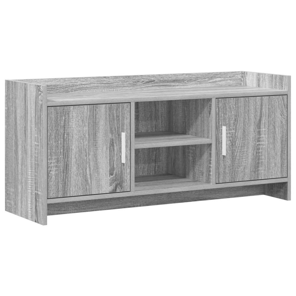 vidaXL Ντουλάπι TV 102 x 33 x 47 εκ Γκρι Sonoma Επεξεργασμένο Ξύλο