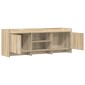 vidaXL Ντουλάπι TV 130 x 33 x 47 εκ Sonoma Δρυς Επεξεργασμένο Ξύλο