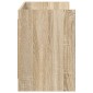 vidaXL Ντουλάπι TV 130 x 33 x 47 εκ Sonoma Δρυς Επεξεργασμένο Ξύλο