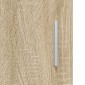 vidaXL Ντουλάπι TV 130 x 33 x 47 εκ Sonoma Δρυς Επεξεργασμένο Ξύλο