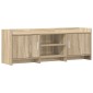 vidaXL Ντουλάπι TV 130 x 33 x 47 εκ Sonoma Δρυς Επεξεργασμένο Ξύλο