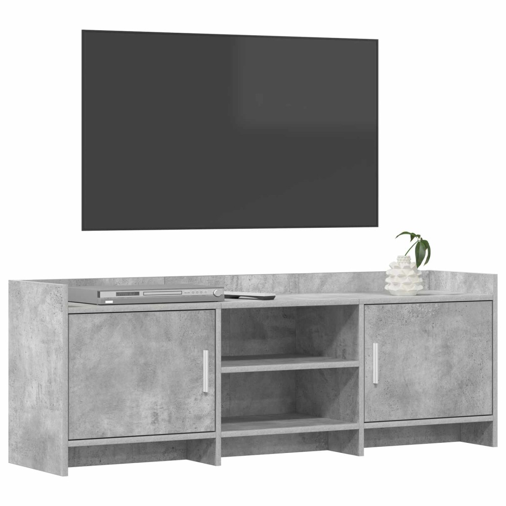 vidaXL Ντουλάπι TV 130 x 33 x 47 εκ Γκρι Σκυροδέματος
