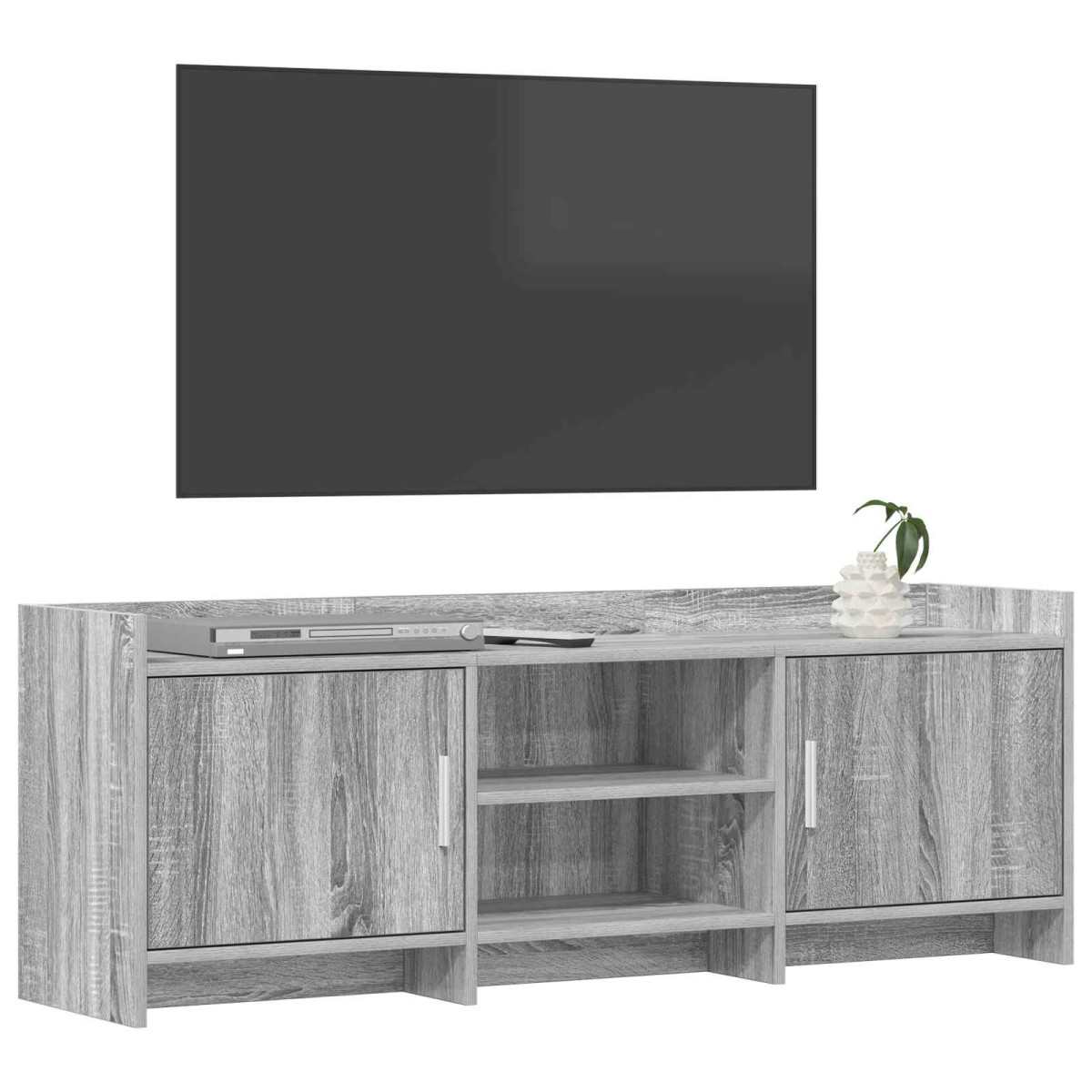 vidaXL Ντουλάπι TV 130 x 33 x 47 εκ Γκρι Sonoma Επεξεργασμένο Ξύλο