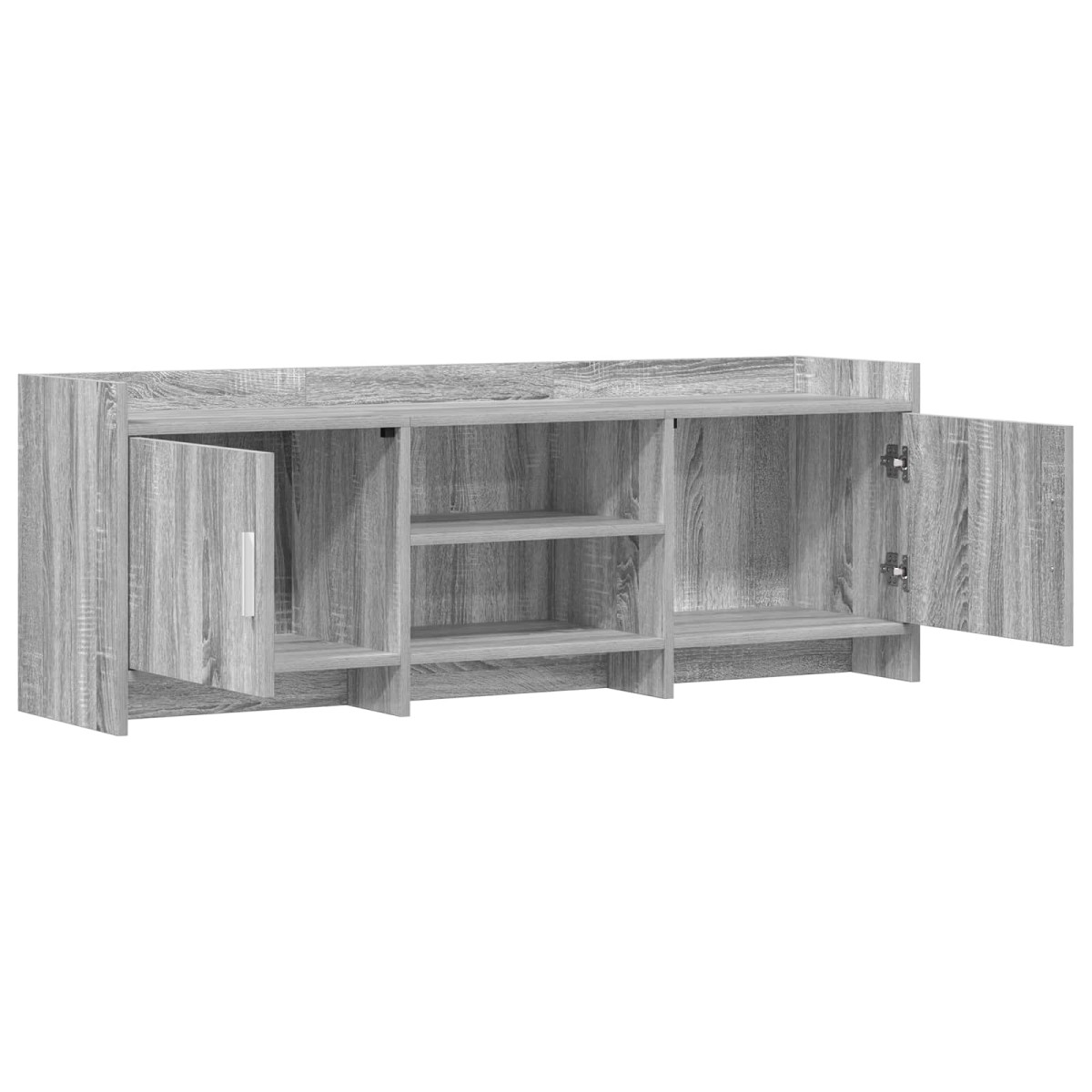 vidaXL Ντουλάπι TV 130 x 33 x 47 εκ Γκρι Sonoma Επεξεργασμένο Ξύλο