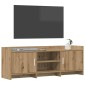 vidaXL Ντουλάπι TV 130 x 33 x 47 εκ Artisan Δρυς Επεξεργασμένο Ξύλο
