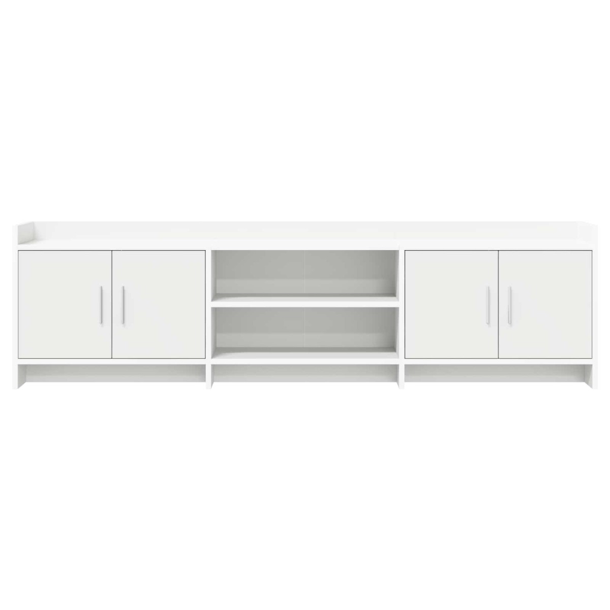 vidaXL Ντουλάπι TV 168 x 33 x 47 εκ. Λευκό Επεξεργασμένο Ξύλο