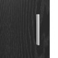 vidaXL Ντουλάπι TV 168 x 33 x 47 εκ. Μαύρη Δρυς Επεξεργασμένο Ξύλο