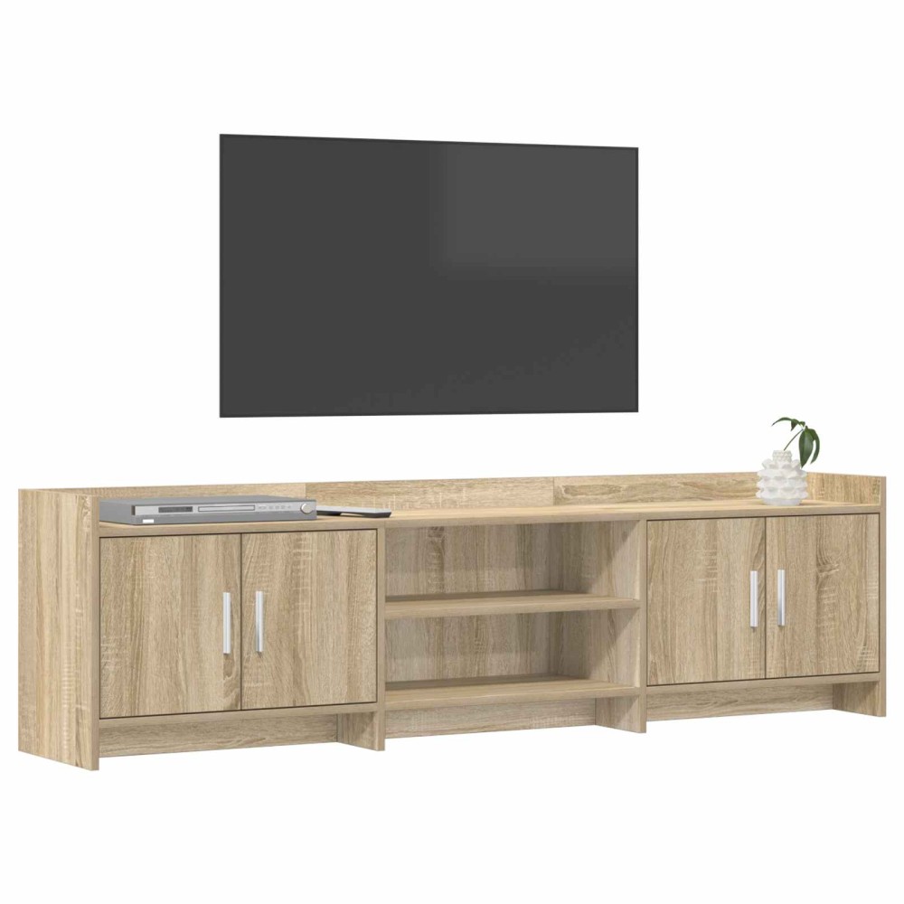 vidaXL Ντουλάπι TV 168 x 33 x 47 εκ. Sonoma Δρυς Επεξεργασμένο Ξύλο