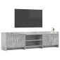 vidaXL Ντουλάπι TV 168 x 33 x 47 εκ. Γκρι Σκυροδέματος