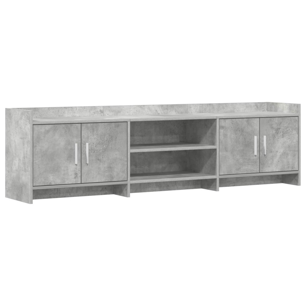 vidaXL Ντουλάπι TV 168 x 33 x 47 εκ. Γκρι Σκυροδέματος