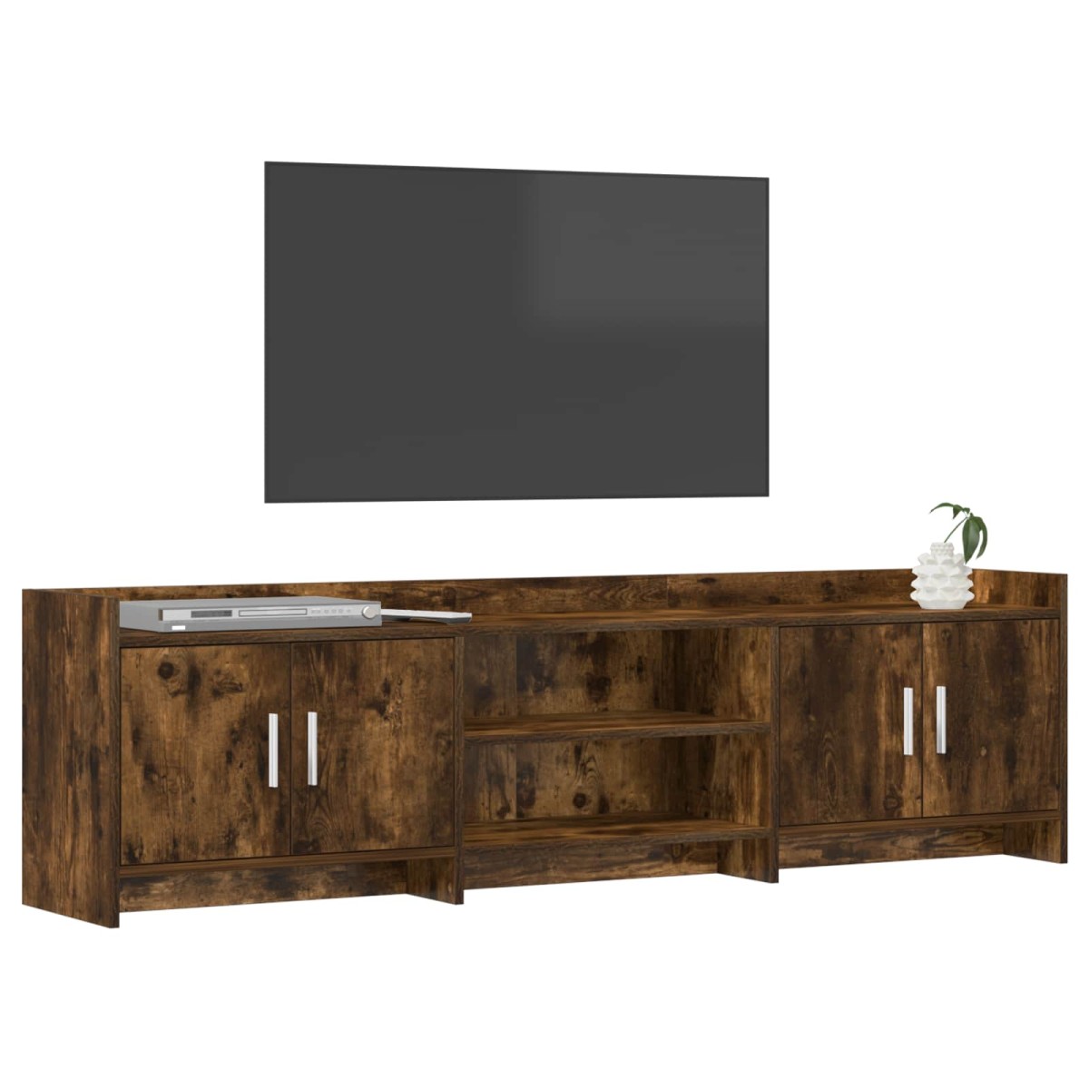 vidaXL Ντουλάπι TV 168 x 33 x 47 εκ. Καπνισμένο Ξύλο Δρυός