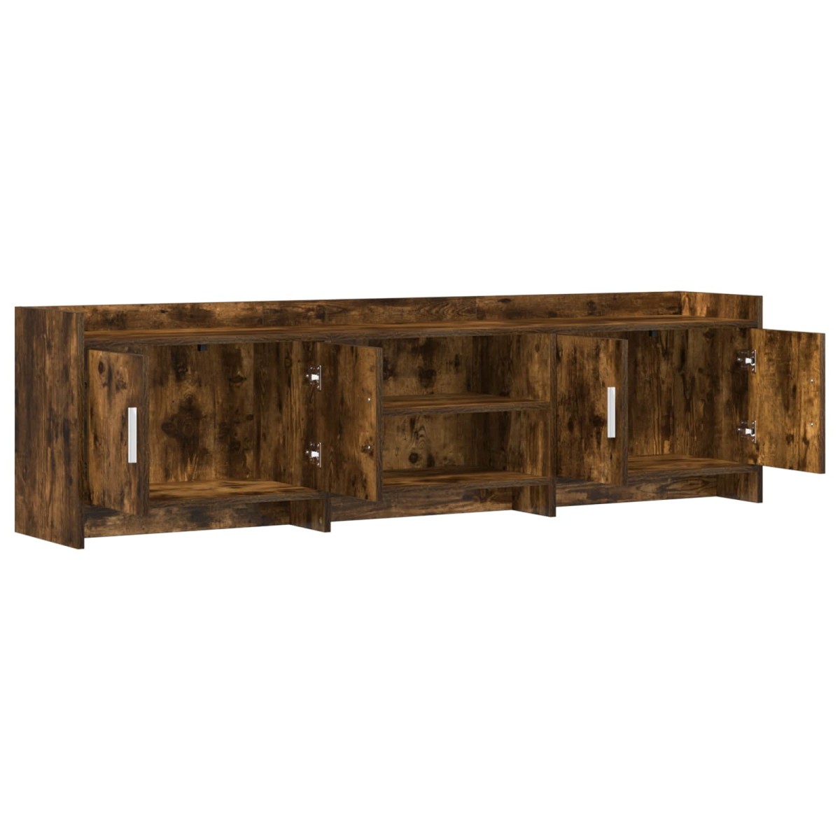 vidaXL Ντουλάπι TV 168 x 33 x 47 εκ. Καπνισμένο Ξύλο Δρυός