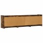 vidaXL Ντουλάπι TV 168 x 33 x 47 εκ. Καπνισμένο Ξύλο Δρυός