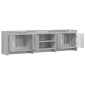 vidaXL Ντουλάπι TV 168 x 33 x 47 εκ. Γκρι Sonoma Επεξεργασμένο Ξύλο