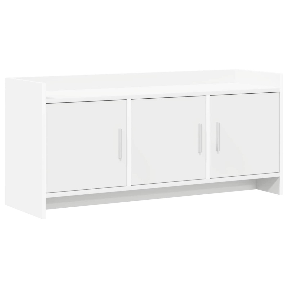 vidaXL Ντουλάπι TV 102 x 33 x 47 εκ Λευκό Επεξεργασμένο Ξύλο