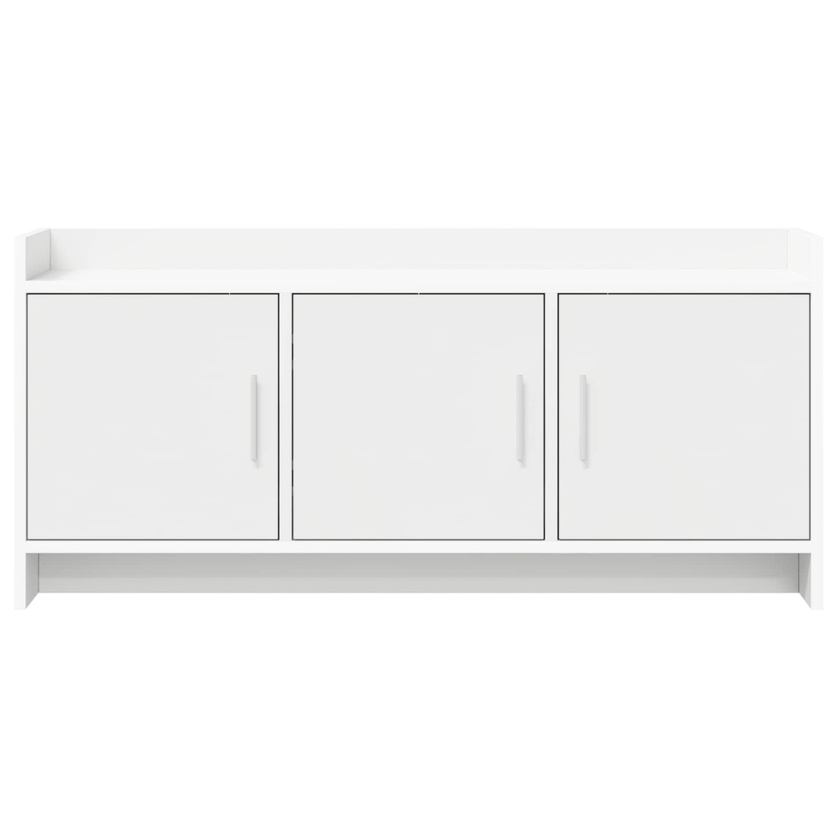 vidaXL Ντουλάπι TV 102 x 33 x 47 εκ Λευκό Επεξεργασμένο Ξύλο