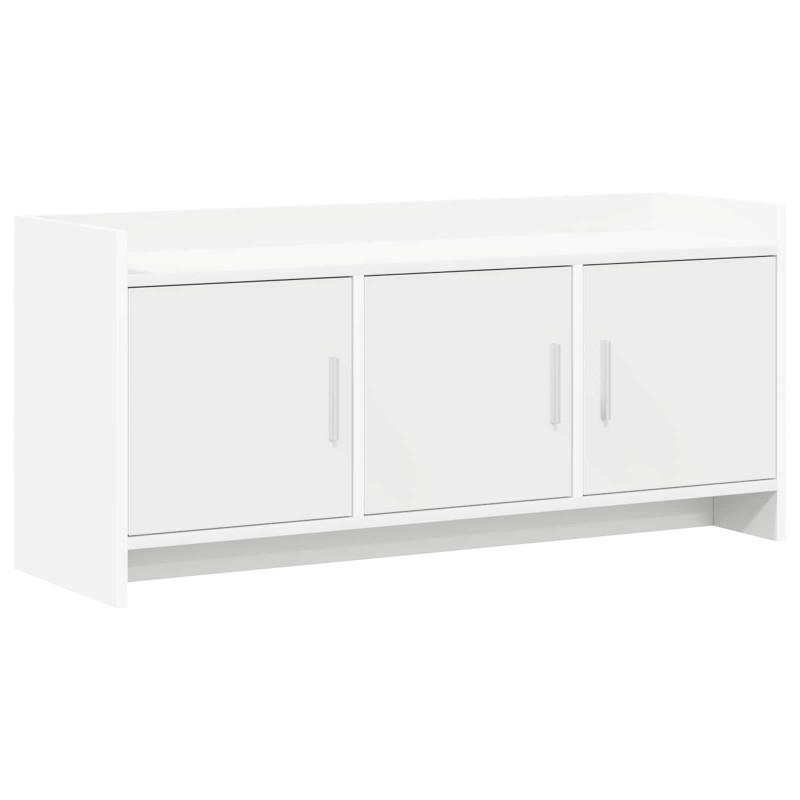 vidaXL Ντουλάπι TV 102 x 33 x 47 εκ Λευκό Επεξεργασμένο Ξύλο