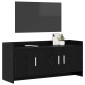 vidaXL Ντουλάπι TV 102 x 33 x 47 εκ Μαύρη Δρυς Επεξεργασμένο Ξύλο