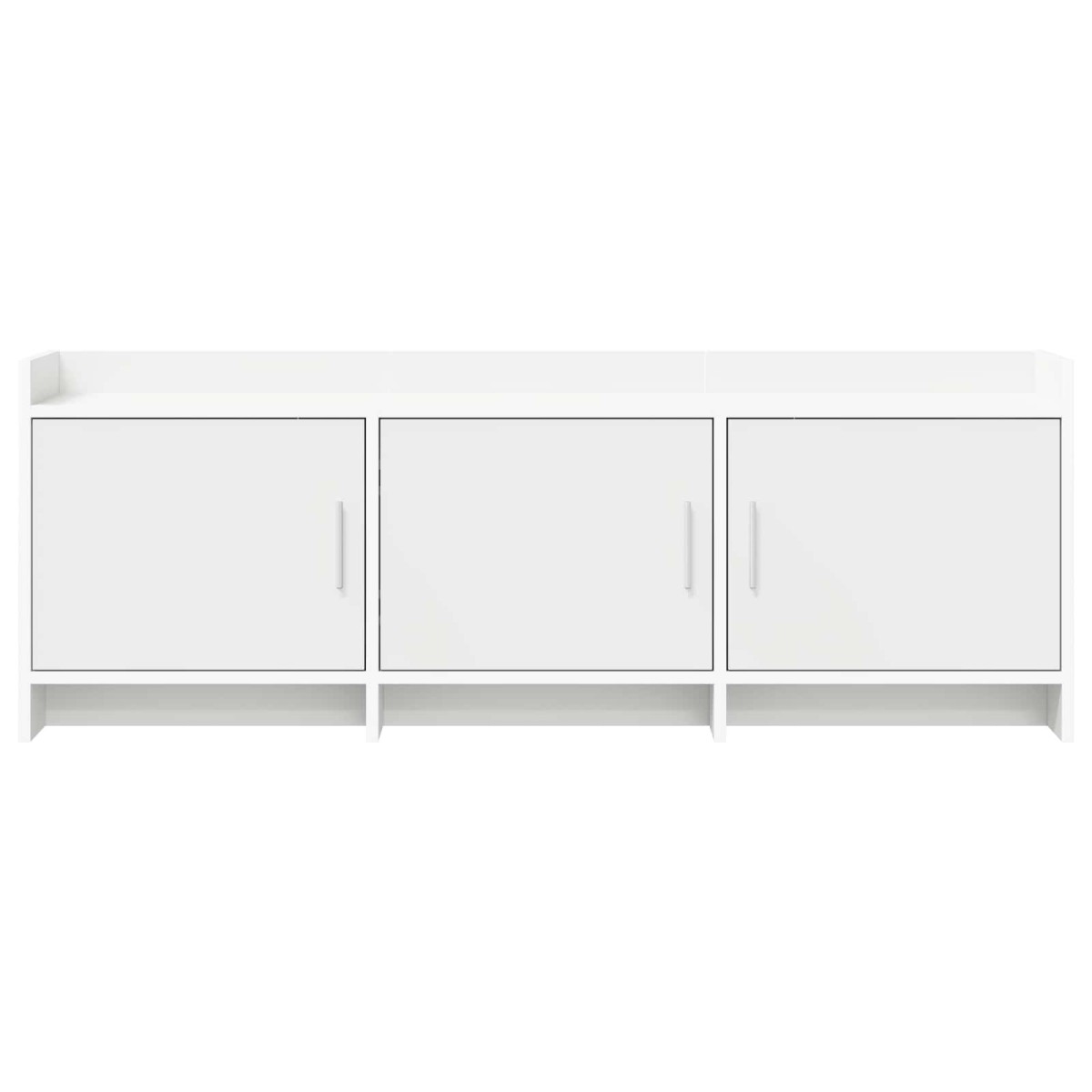 vidaXL Ντουλάπι TV 130 x 33 x 47 εκ Λευκό Επεξεργασμένο Ξύλο