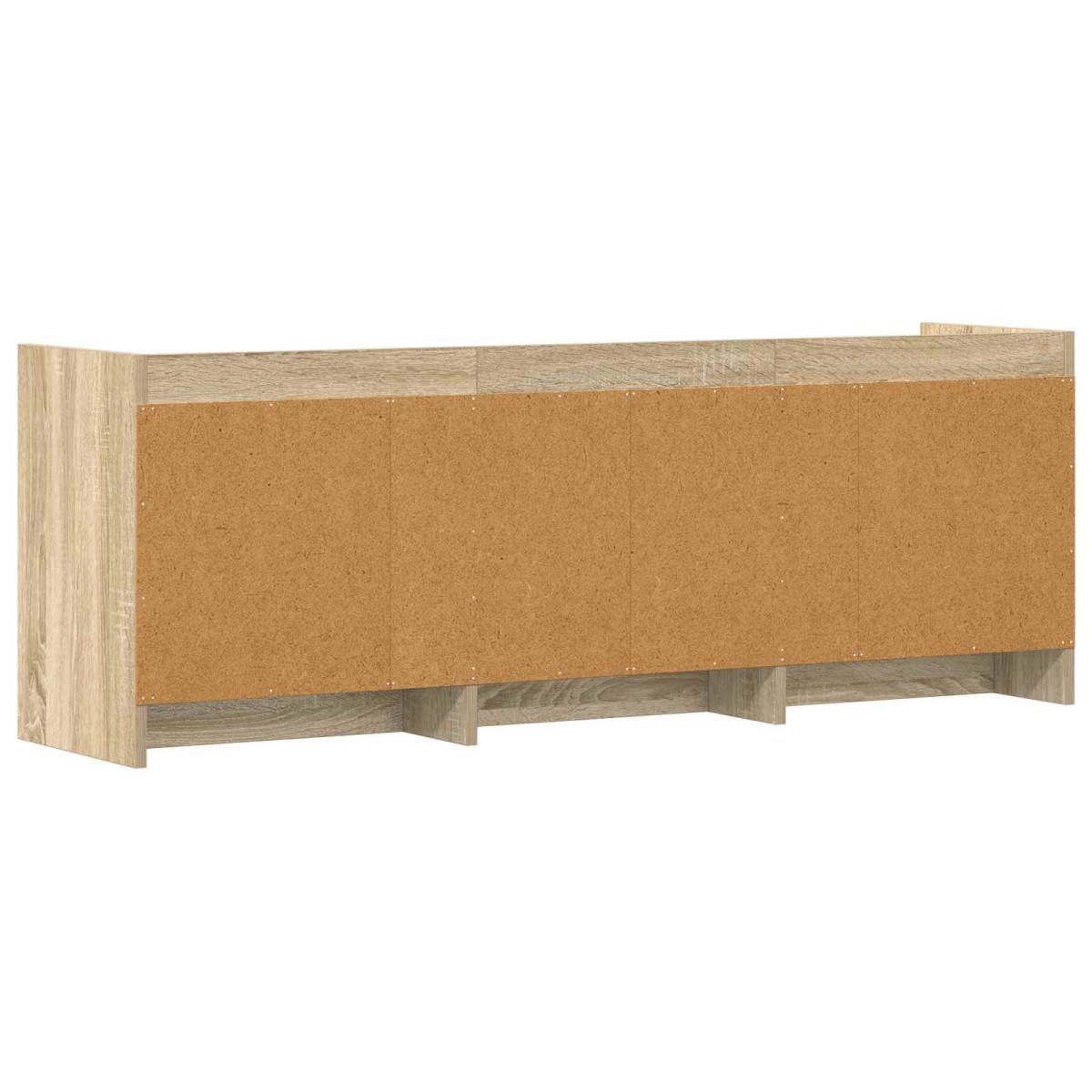 vidaXL Ντουλάπι TV 130 x 33 x 47 εκ Sonoma Δρυς Επεξεργασμένο Ξύλο