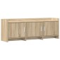 vidaXL Ντουλάπι TV 130 x 33 x 47 εκ Sonoma Δρυς Επεξεργασμένο Ξύλο