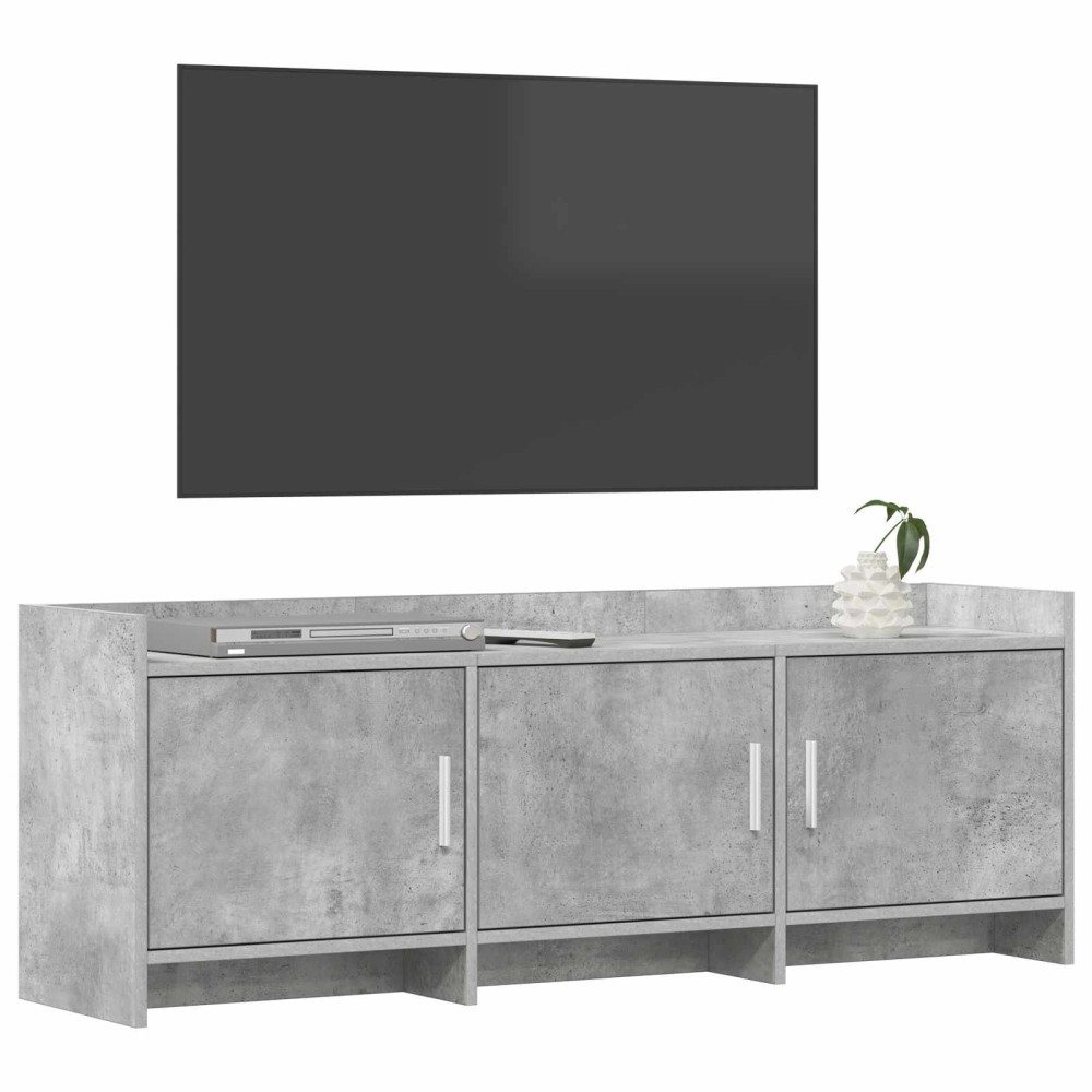 vidaXL Ντουλάπι TV 130 x 33 x 47 εκ Γκρι Σκυροδέματος