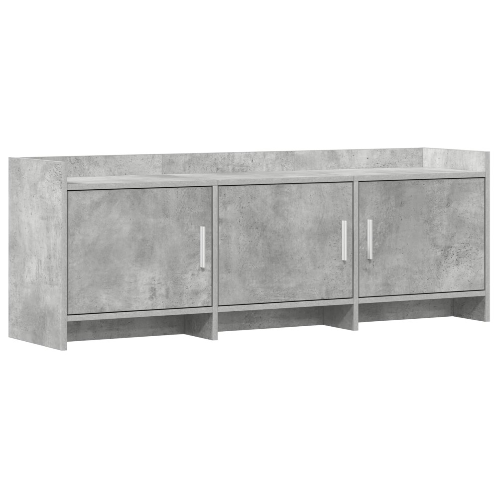 vidaXL Ντουλάπι TV 130 x 33 x 47 εκ Γκρι Σκυροδέματος