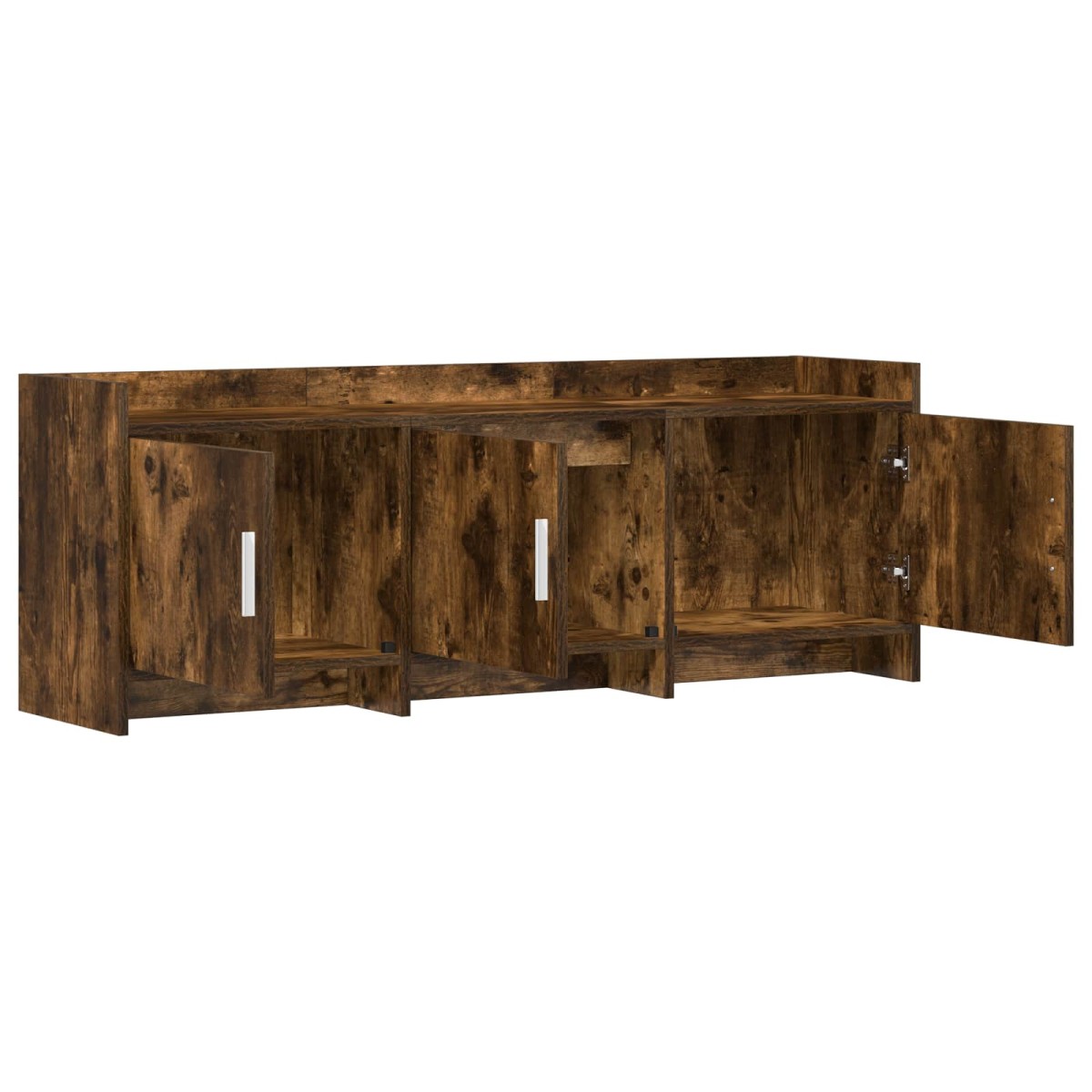 vidaXL Ντουλάπι TV 130 x 33 x 47 εκ Καπνισμένο Ξύλο Δρυός