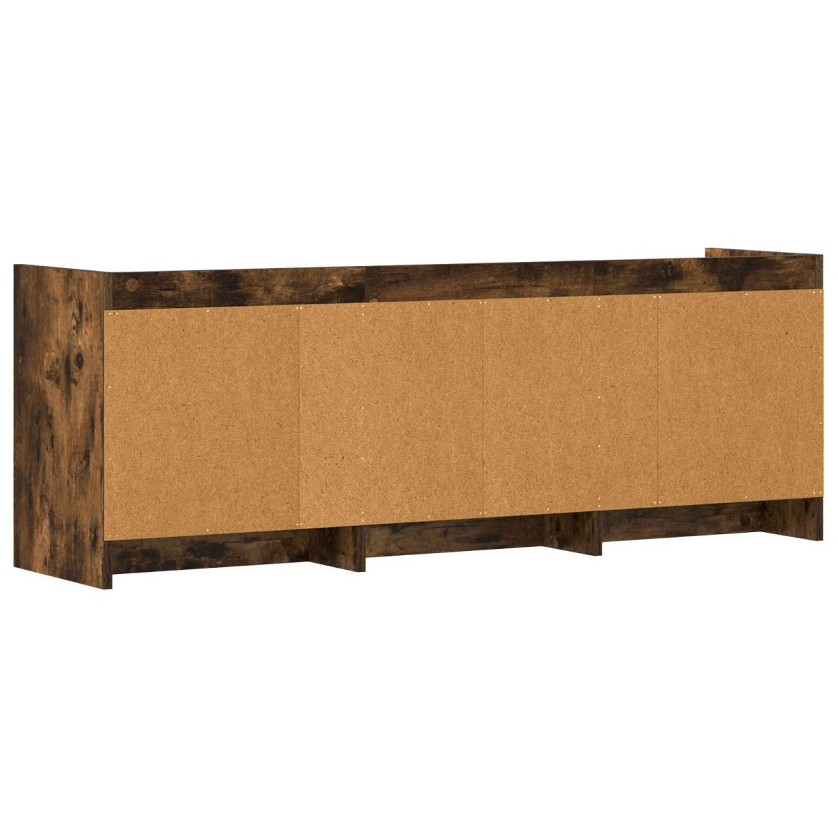 vidaXL Ντουλάπι TV 130 x 33 x 47 εκ Καπνισμένο Ξύλο Δρυός