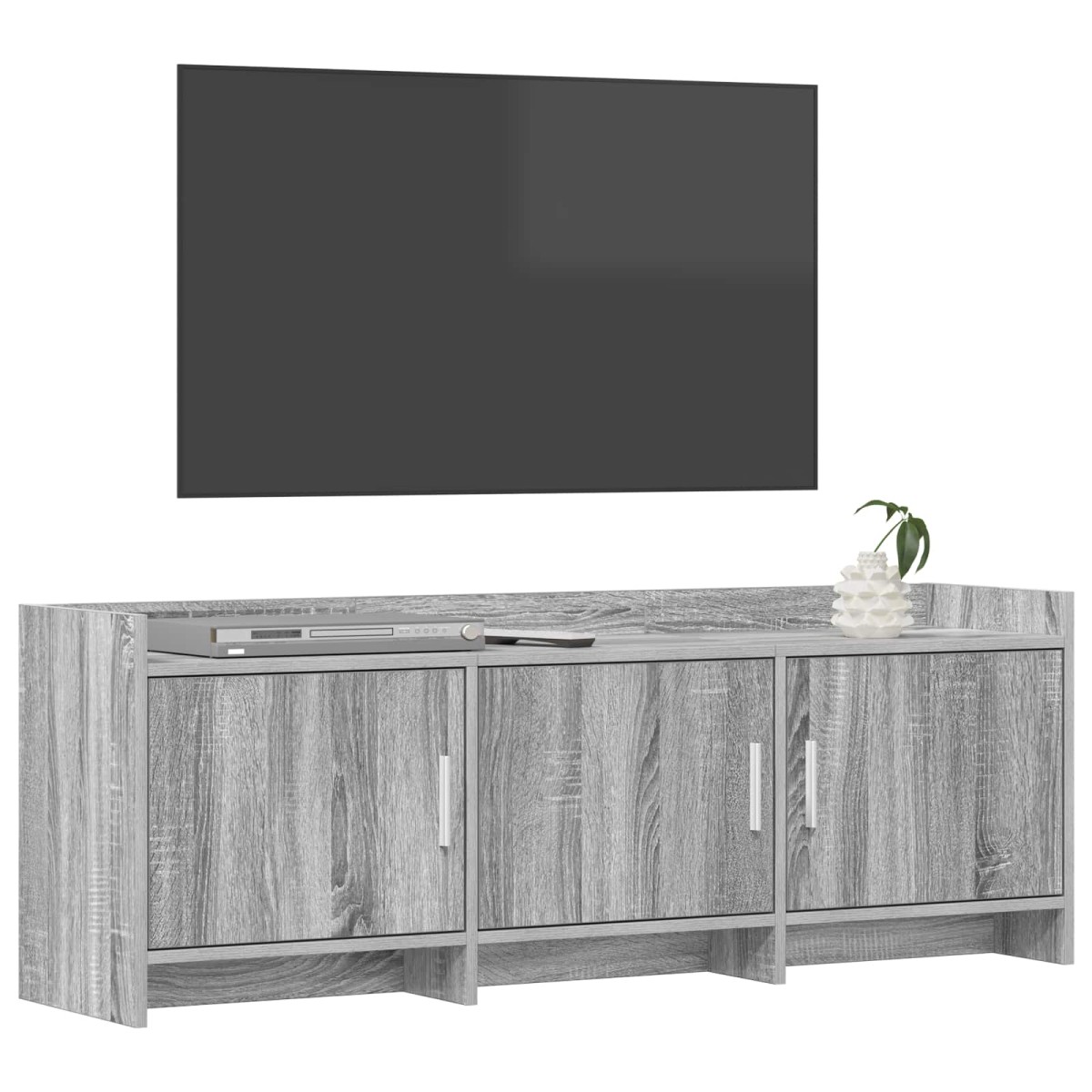 vidaXL Ντουλάπι TV 130 x 33 x 47 εκ Γκρι Sonoma Επεξεργασμένο Ξύλο