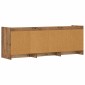 vidaXL Ντουλάπι TV 130 x 33 x 47 εκ Παλαιωμένο ξύλο Επεξεργασμένο Ξύλο