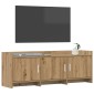vidaXL Ντουλάπι TV 130 x 33 x 47 εκ Artisan Δρυς Επεξεργασμένο Ξύλο