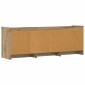 vidaXL Ντουλάπι TV 130 x 33 x 47 εκ Artisan Δρυς Επεξεργασμένο Ξύλο