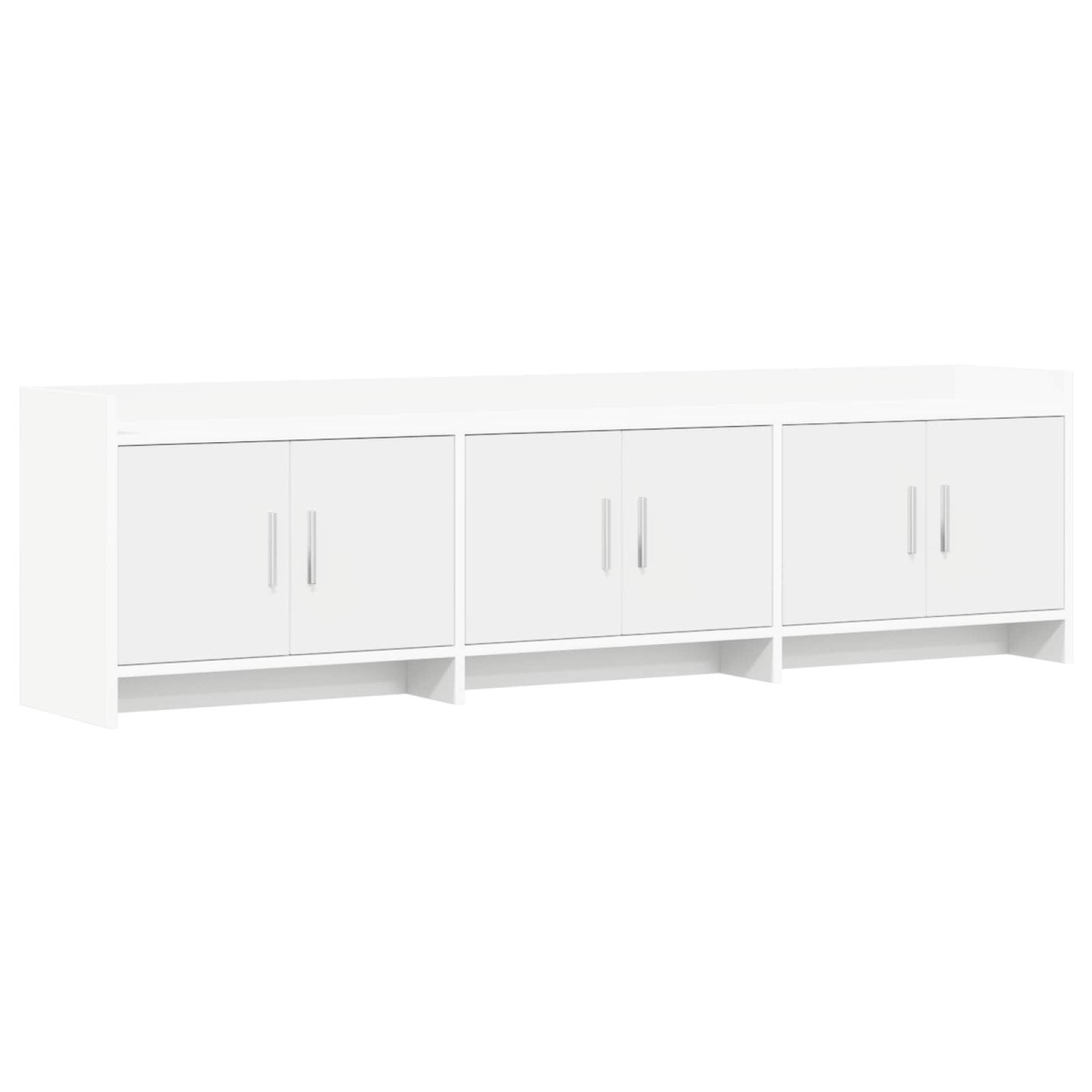 vidaXL Ντουλάπι TV 168 x 33 x 47 εκ. Λευκό Επεξεργασμένο Ξύλο